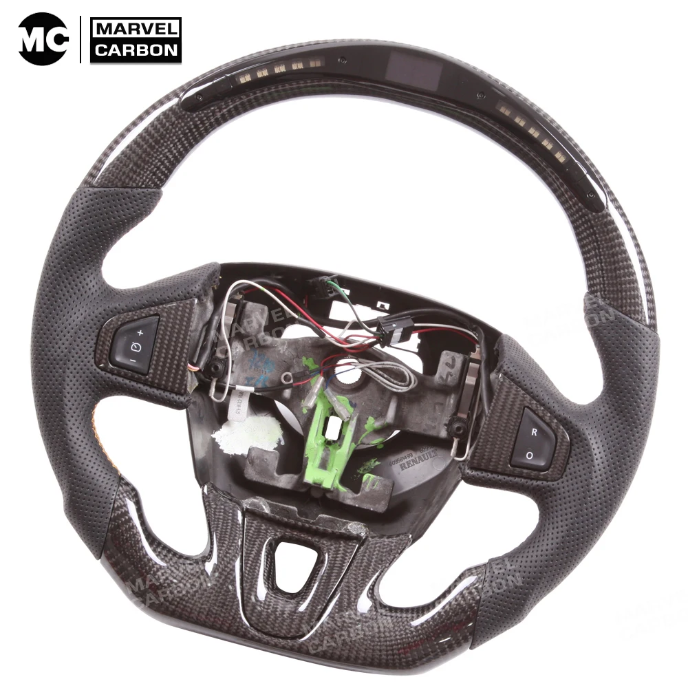 

Carbon Fiber LED Steering Wheel for Renault Megane ，Clio