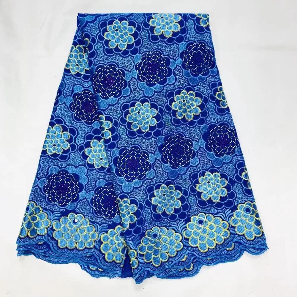 Белая африканская сухая кружевная ткань 2020 Высокое качество Кружева Тюль чистое