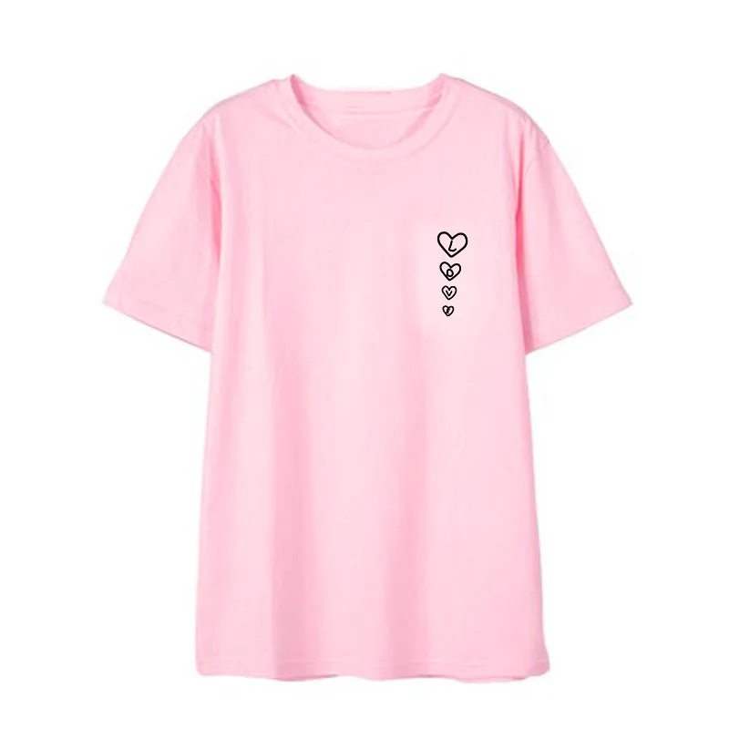 К поп для мальчиков и девочек короткие летние женские футболки с коротким