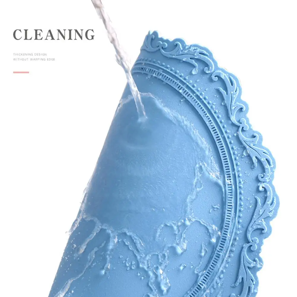 

Multifuctional Silicone Drying Mat Non-slip Cup Coasters Heat Insulation Pot Holder Protector Draining Table Decoration Coffee