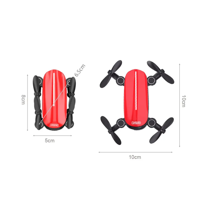 Мини складной Радиоуправляемый квадрокоптер с радиоуправлением 2 4G 1080P HD Wi Fi FPV