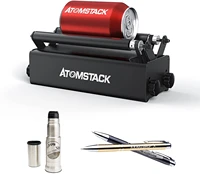 atomstack r3 roller parts for cylindrical objects with 360%c2%b0 rotating engraving angle adjustments engraving diameter 4mm