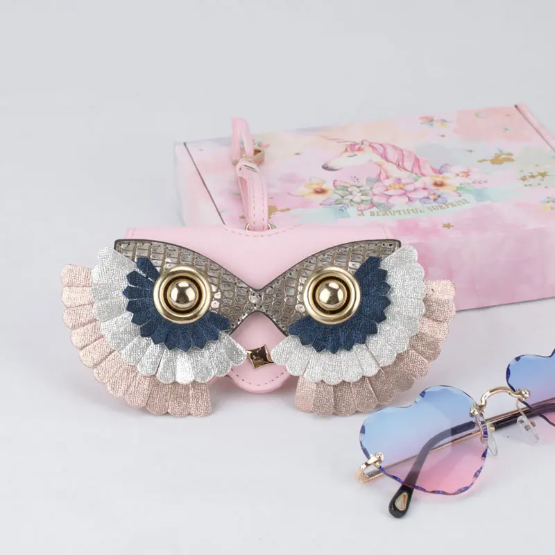 Съемный солнцезащитные очки для женщин чехол сумка Сова футляр очков 2020 новинка