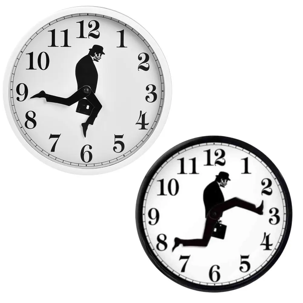 

Clock Ministry Of Silly Walks Clock Durable Timer Silent Mute Clock Novelty Wall Hanger Clock For Study Office Home Decoration