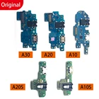 100% Оригинальный USB-разъем для зарядки док-станции с микрофоном для Samsung A10 A10S A20S A20 A21 A30 A40 A50 A105FN M21