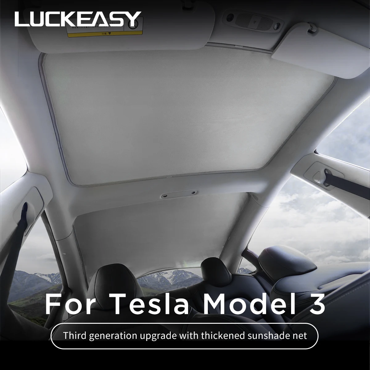 interior accessories Sun Shades For Tesla Model 3 2017-2021 front Rear Sunroof Windshield Blind Shading Net Sunshade model3 | Автомобили и