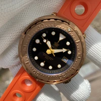 sd1975s blue luminous steeldive cusn8 bronze dive watch nh35 automatic 30atm ceramic bezel mens watch
