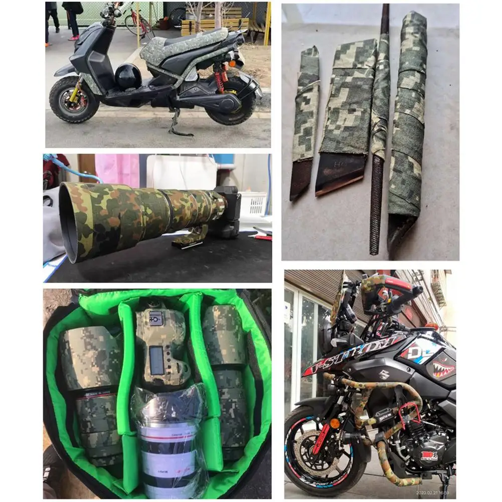 

10m Hunt Disguise Elastoplast Camouflage Elastic Wrap Tape Self Adhesive Sports Protector Ankle Knee Finger Arm Bandage