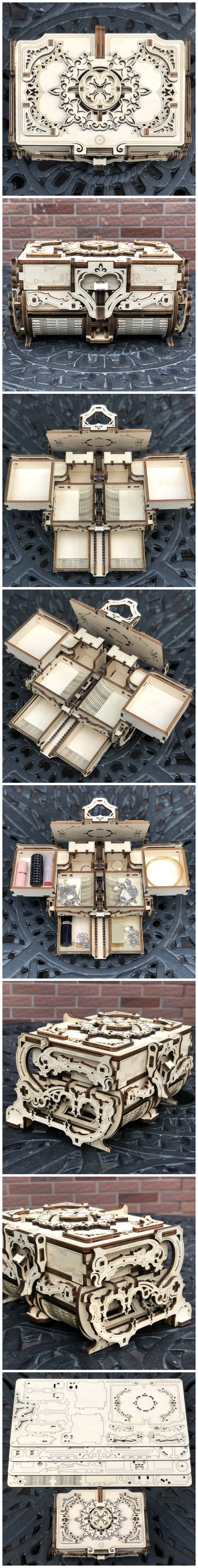 

Creative Wood Decoration 3D Three-Dimensional Toy Assembly Children's Educational Wooden Toy Car Birthday Gift Stall 3Dpuzzle