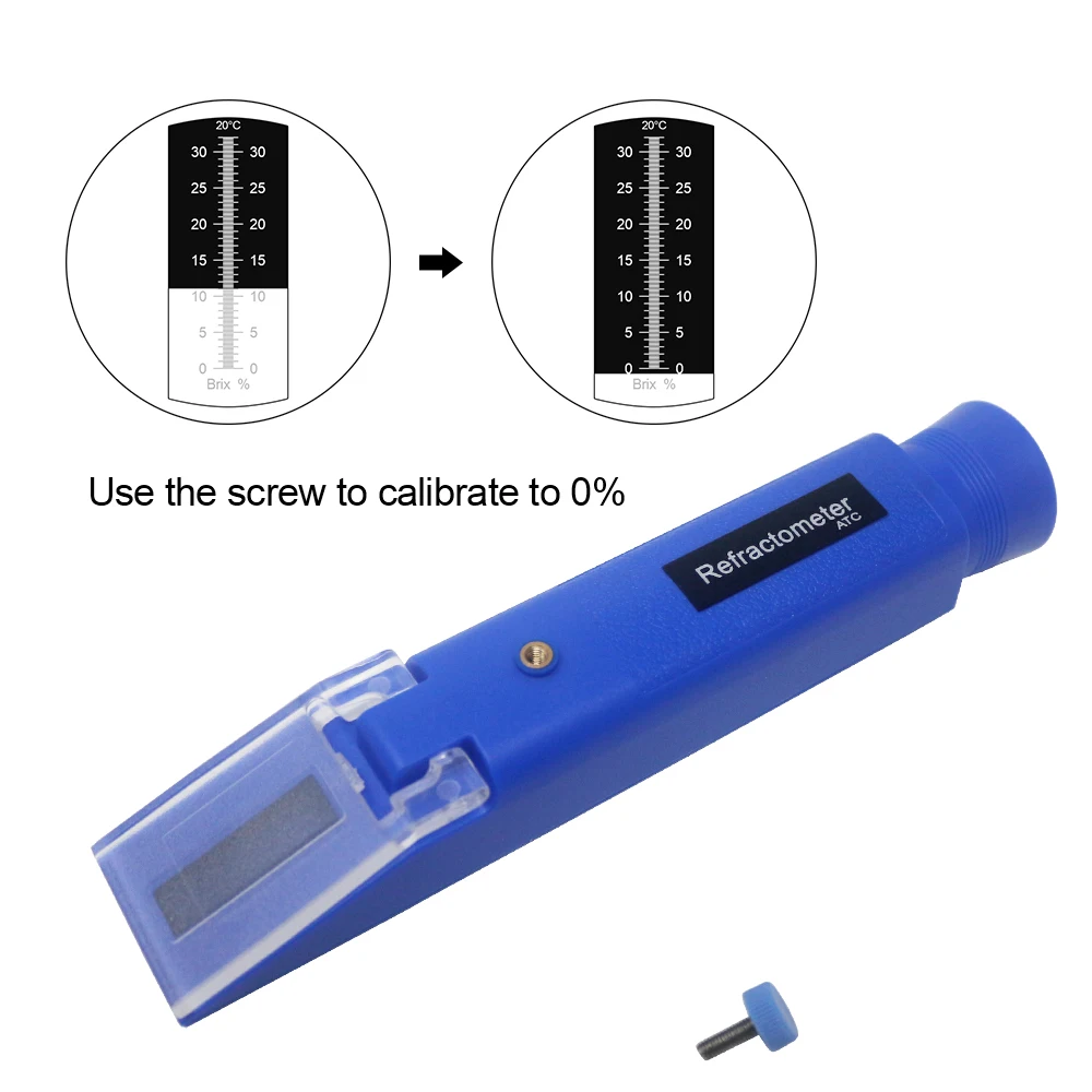 Brix Refractometer 0~32% Sugar Concentration Meter Food Beverages Content Tester Tool | Инструменты