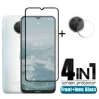 Защитное стекло 4 в 1 для Nokia G20, закаленное стекло для камеры