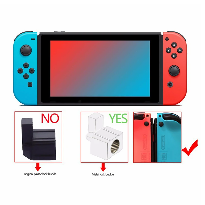 Запчасти из сплава 2 пары замок с отвертками инструмент открывания для nintendo Switch NS