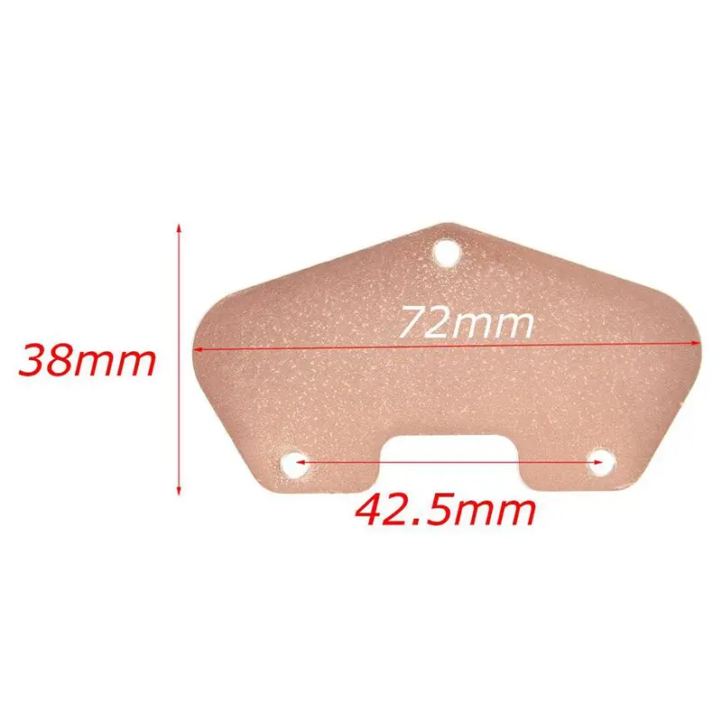 

iron Electric Guitar Pickup Baseplate for Tele Strat Copper Clad
