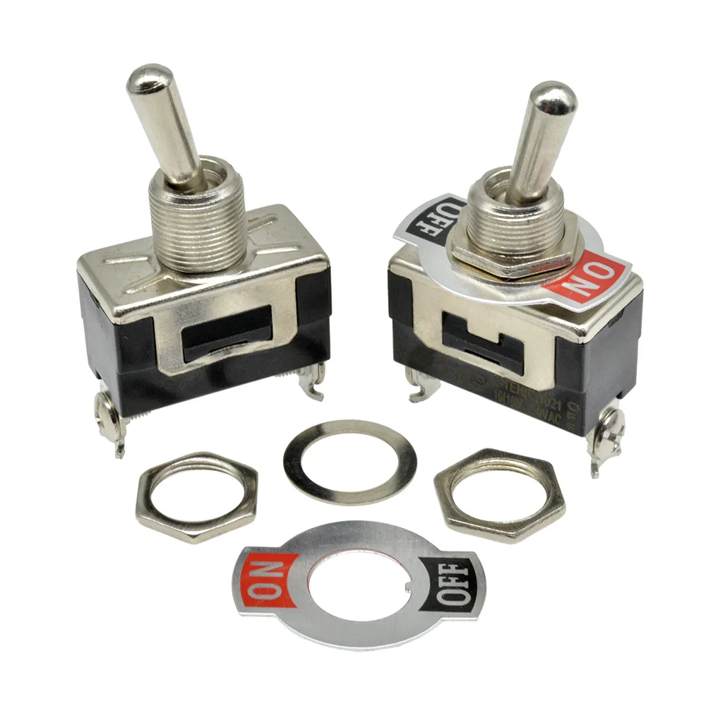 AC 250V 16A 2/3/4/6 Pin Mini автоматический переключатель DPDT ON-OFF-ON 2/3 медный серебристый
