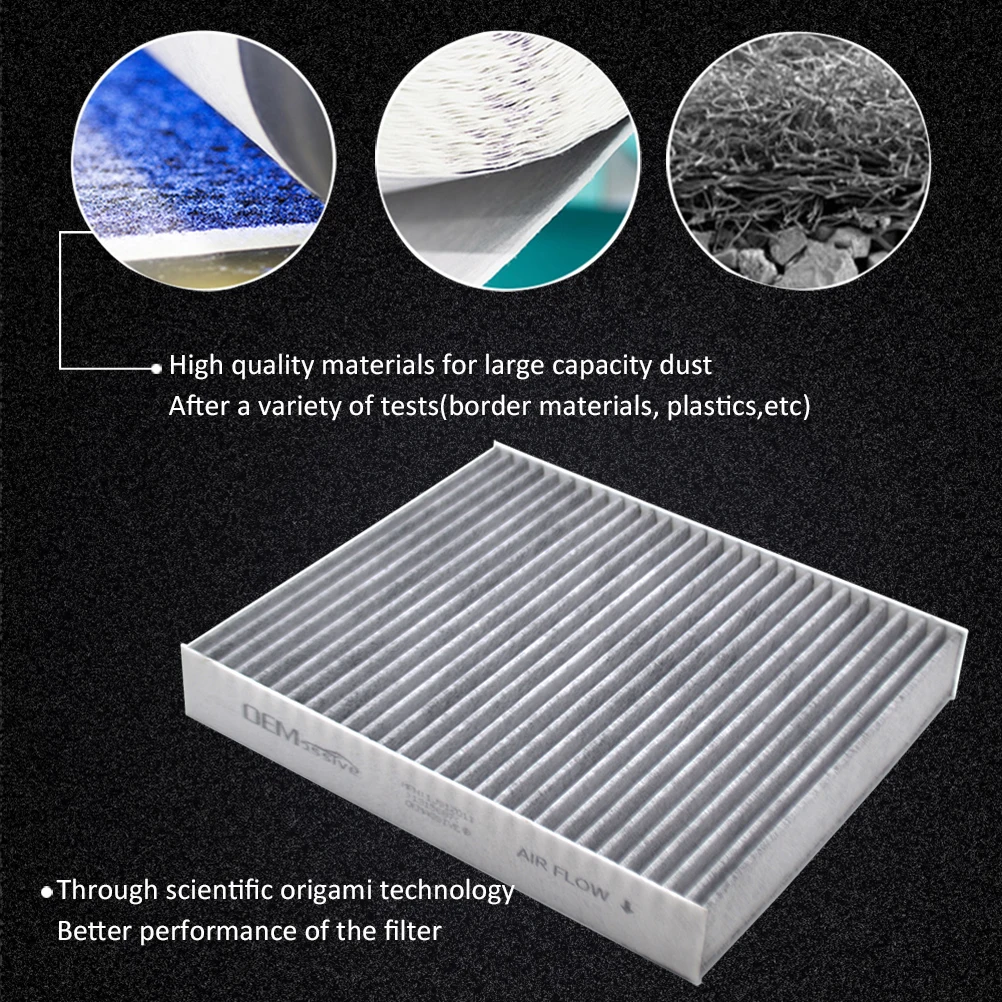 Автомобильный воздушный фильтр пыльцы включает активированный уголь для Focus 2 3