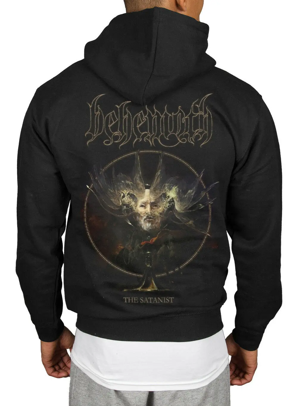 Behemoth The Satanist с капюшоном Джемпер Толстовка Пуловер группа Merch Slaves| |