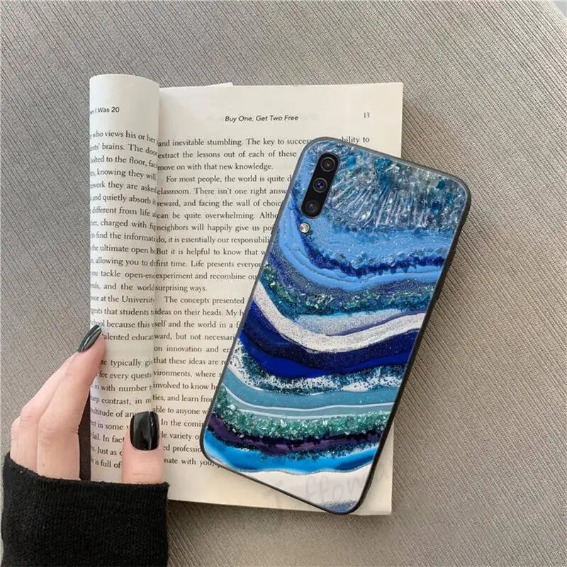 

marble bling aesthetic mobile Phone Case For Samsung galaxy S 9 10 20 A 10 21 30 31 40 50 51 71 s note 20 j 4 2018 plus