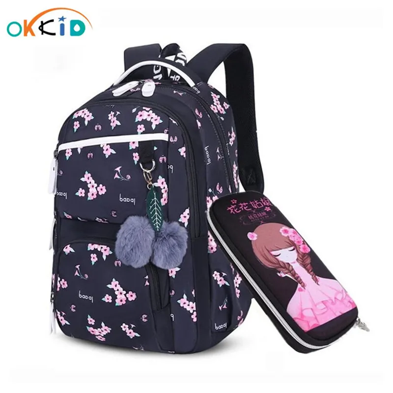 OKKID детский школьный рюкзак с милым принтом школьные сумки для девочек