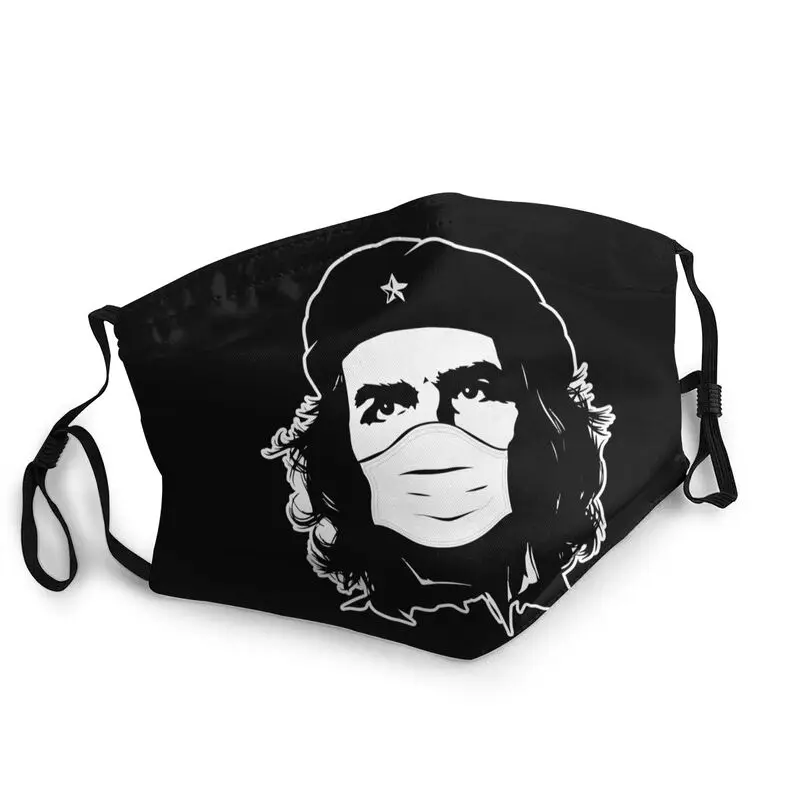 

Funny Che Guevara Mask Anti Haze Adjustable Cuba Cuban Revolution Hero Face Mask Protection Cover Unisex Respirator Mouth Muffle