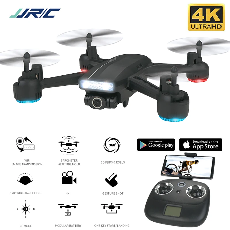 

Дрон JJRC H86, камера 4K HD, широкоугольная, самостабилизирующийся, WiFi, FPV