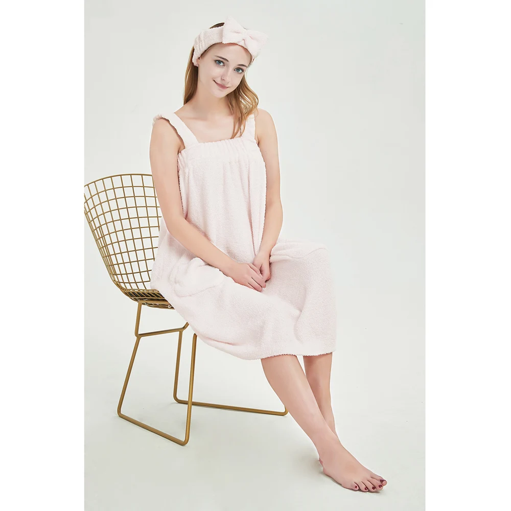 

Winter Women Nightgowns Sleeveless Sleepshirts Warm Nightdress Bathgowns With Pockets Long Sleep Dress Loose Casual Nightwear