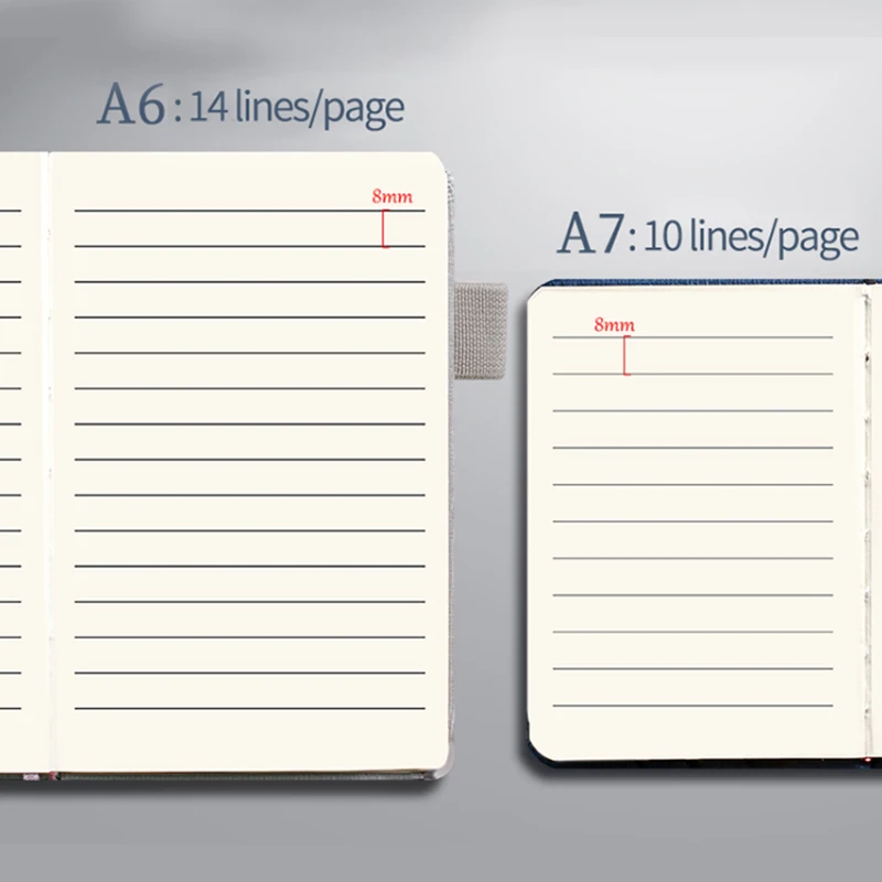 

A7 thick pockets notebook portable notepad students carry mini simple hand written word book record memo stationery A6 diary