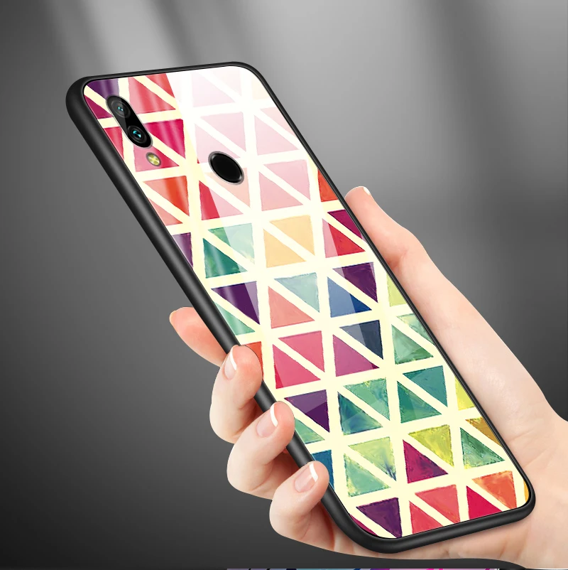 Чехол для телефона Huawei Honor 6X 7A 7C 7X 8A 8X 9Lite чехол из закаленного стекла Y6 Y9 2018 2019 Y7 Prime