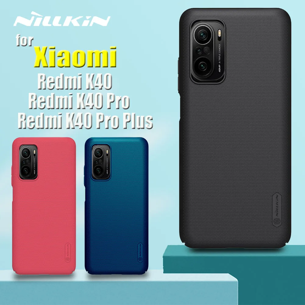 

for Xiaomi Redmi K40 Pro Plus 5G Case Casing NILLKIN Frosted Shield Hard Plastic Back Cover on Redmi K40 Pro+ Coque Funda