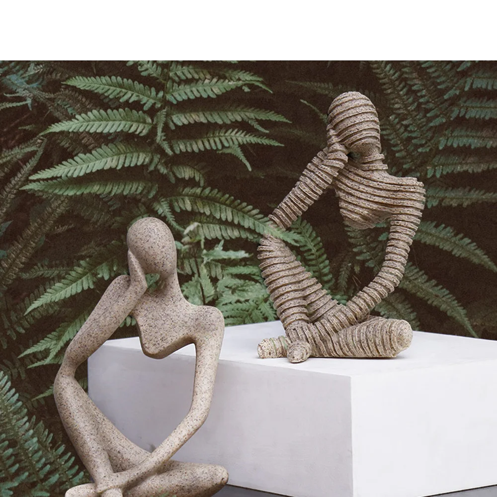 Форгетивные статуи из смолы креативные абстрактные фигурки людей скульптуры