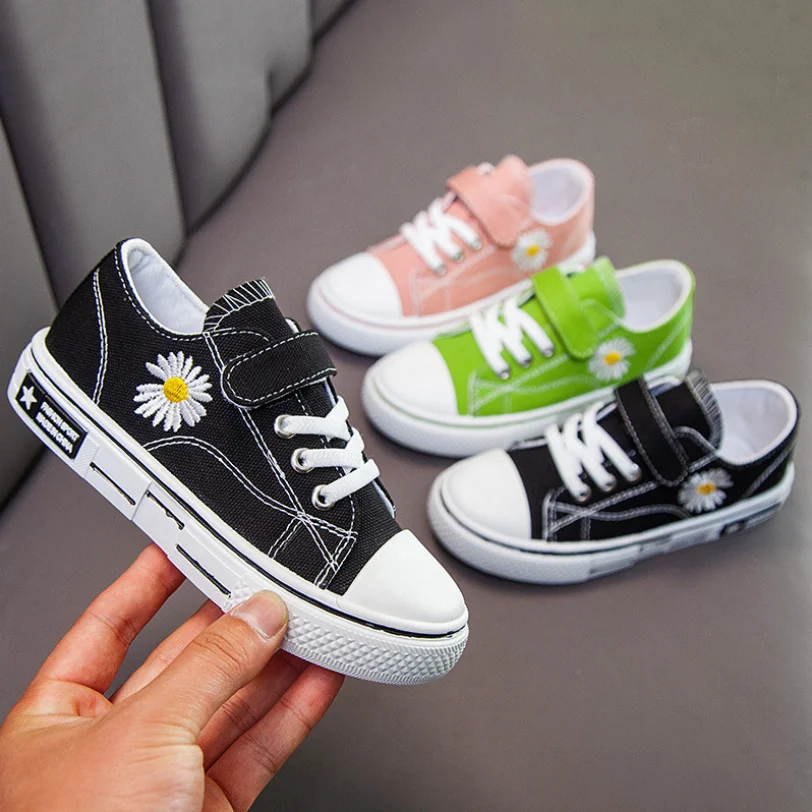 1 2 3 4 5 6 Years Old Kids Canvas Shoes for Boy Teens Girls Casual Sneakers Student Toddler Baby Easy to Wear | Детская одежда и