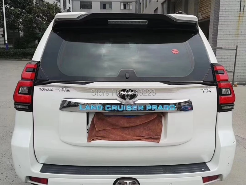 Автомобильный Стайлинг для Toyota Cruiser Prado FJ150 FJ 150 2010- ABS пластик белый черный цвет задний Багажник крыло Средний спойлер