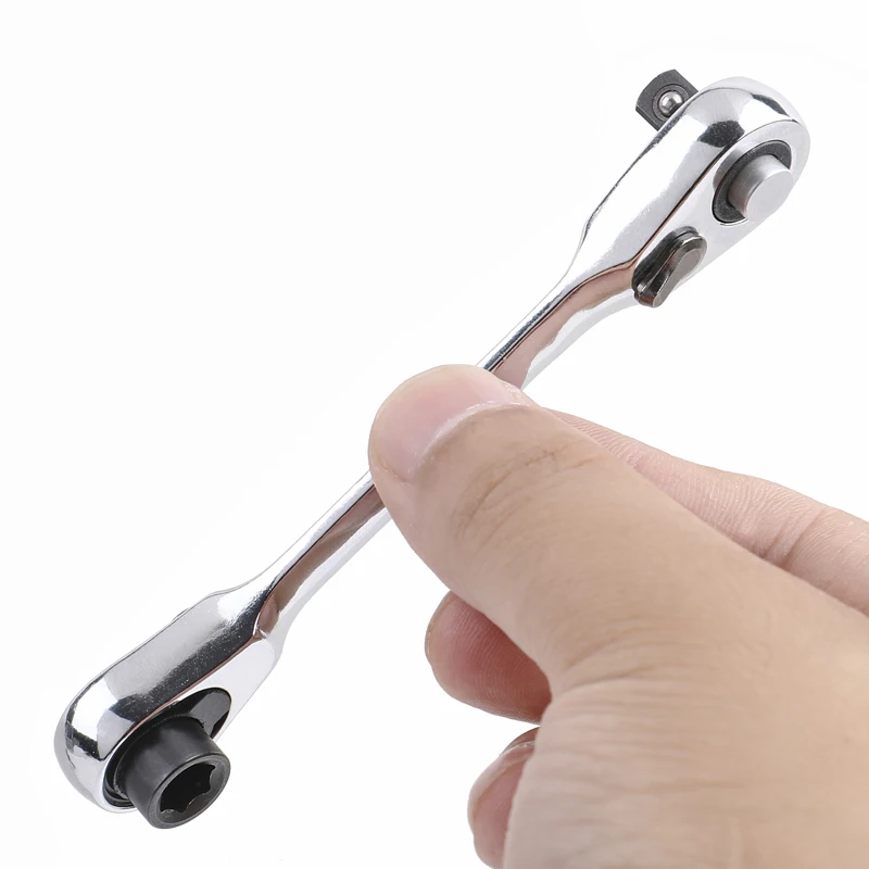 Мини-гаечный ключ с трещоткой 1/4 дюйма ручка головкой маленький торцевой