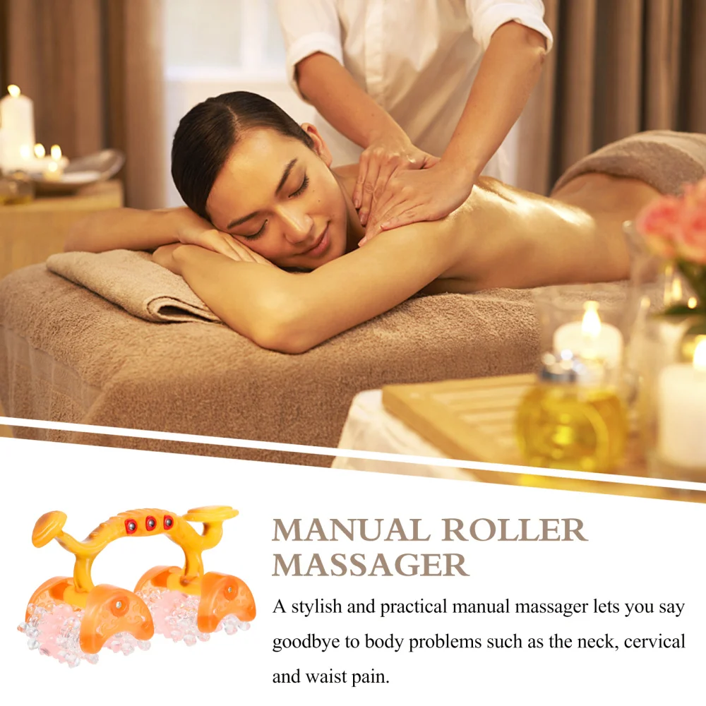 

1pc Lunar Rover Roller Wheel Massager Manual Body Massager Back Tool