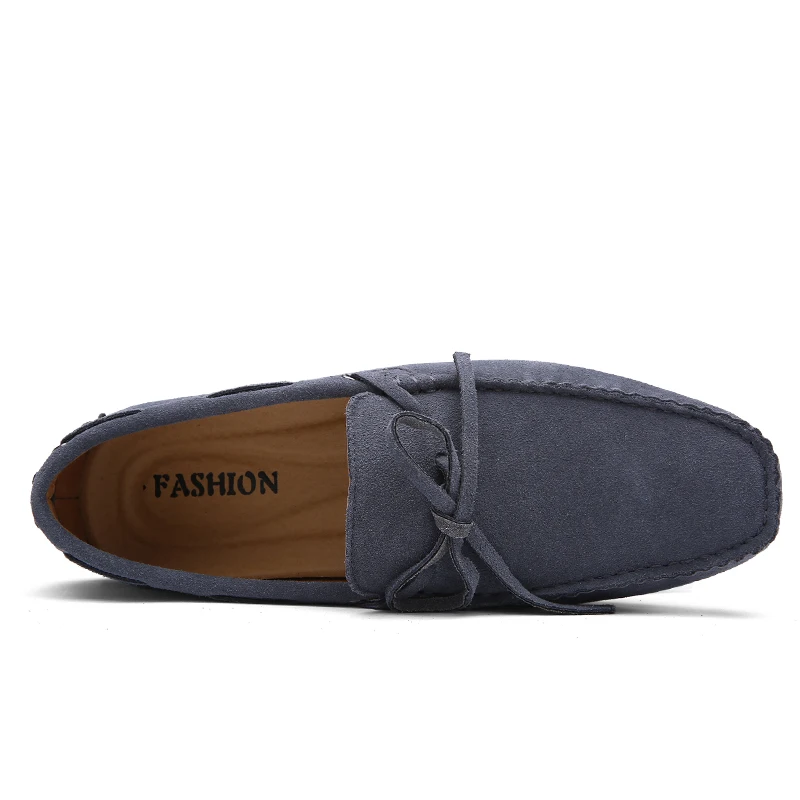 Мужские повседневные кожаные лоферы дышащие мокасины удобная мягкая обувь на