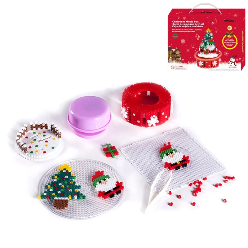 Рождественская елка музыкальная шкатулка DIY головоломки образовательные для