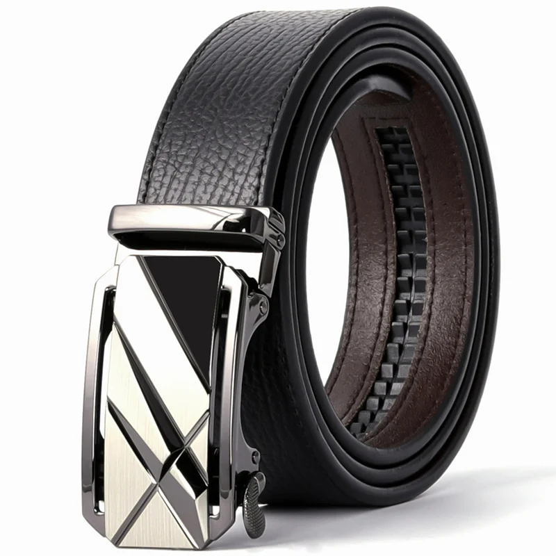 K120S10 Plyesxale, дизайнерские ремни, мужские, высокое качество, ceinture homme, кожаный ремень, мужские,, автоматическая пряжка, ремень, коричневый, cinto masculino B53 - Цвет: K120S10