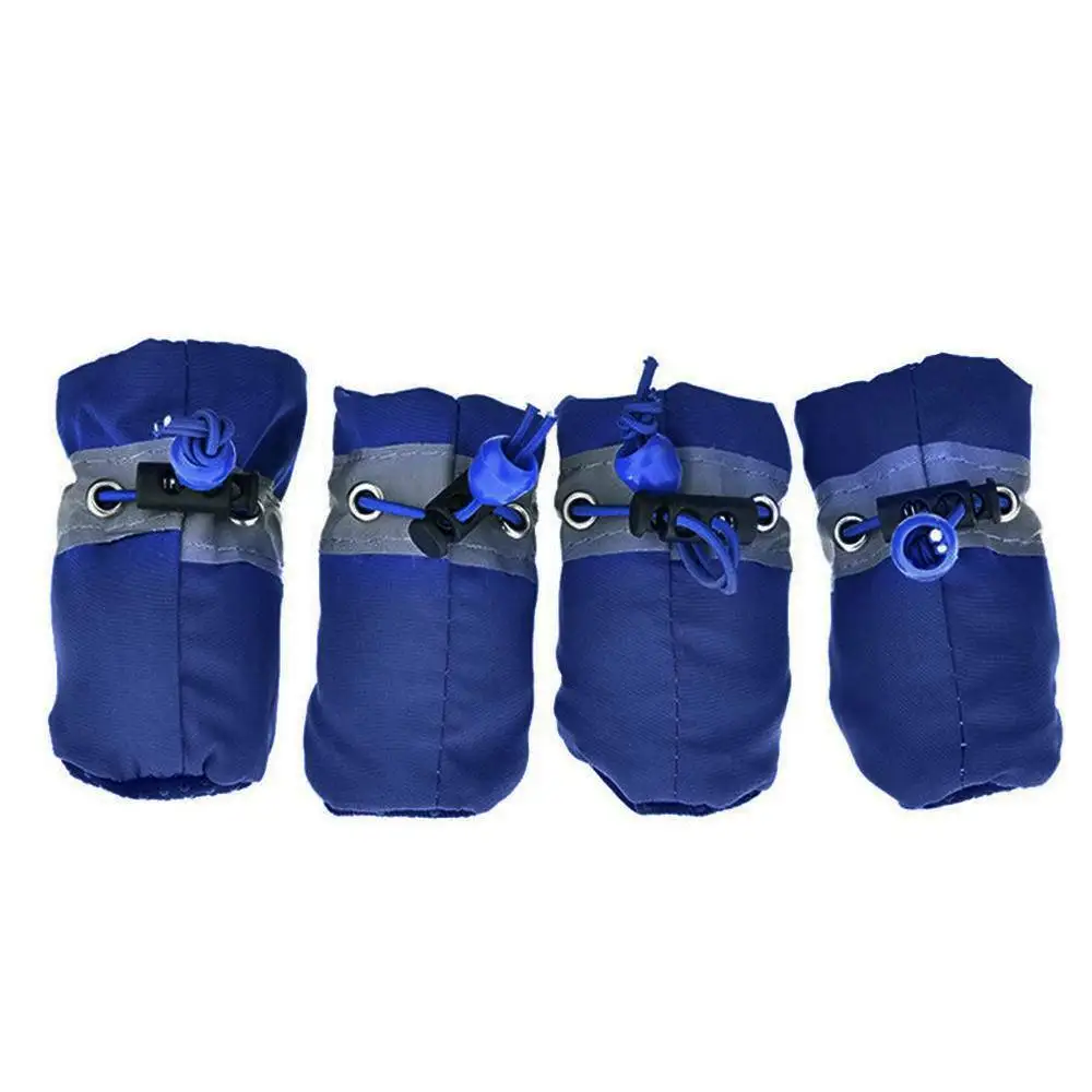 

4Pcs Dog Boots Shoes Anti Slip Waterproof Puppy Rain Pet Cat Pet Socks S/M/L/XL