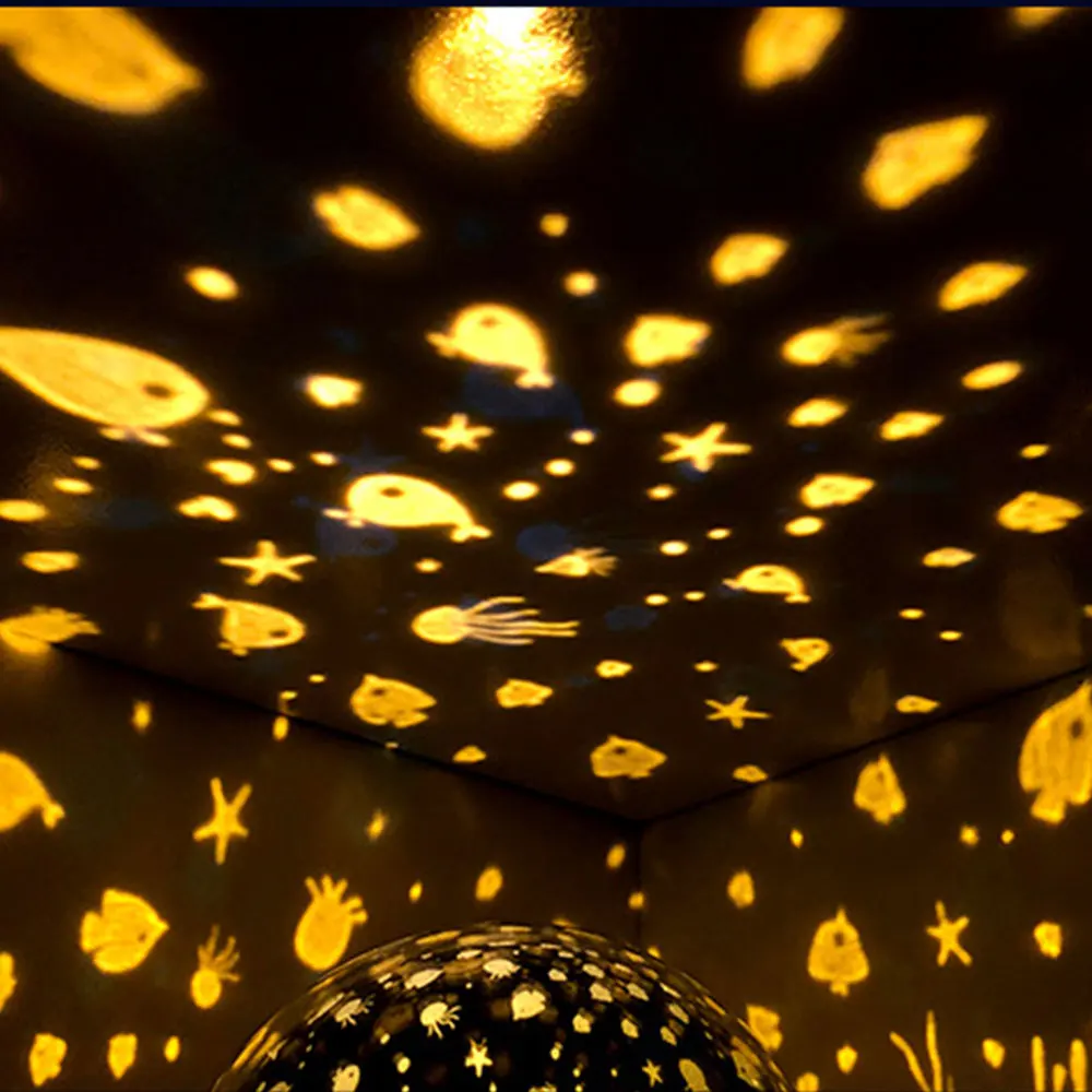 Звездное небо лампа Светодиодная красочная Ночная Лампа проектор сон