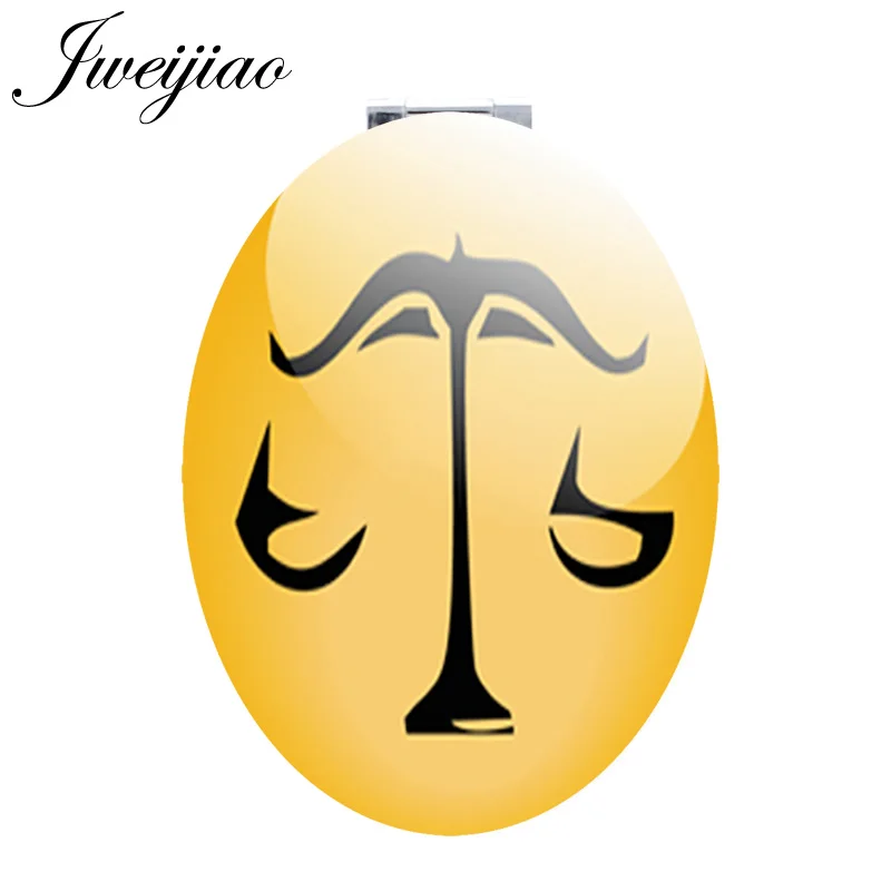 JWEIJIAO Libra logo Новое поступление брендовые овальные дизайнерские зеркала для yong