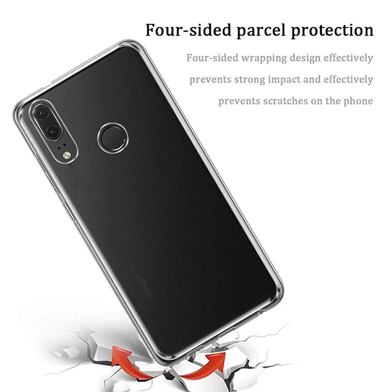 Противоударный Прозрачный чехол для huawei P Smart 2019 s P20 Pro Honor 9 10 Lite Мягкий силиконовый