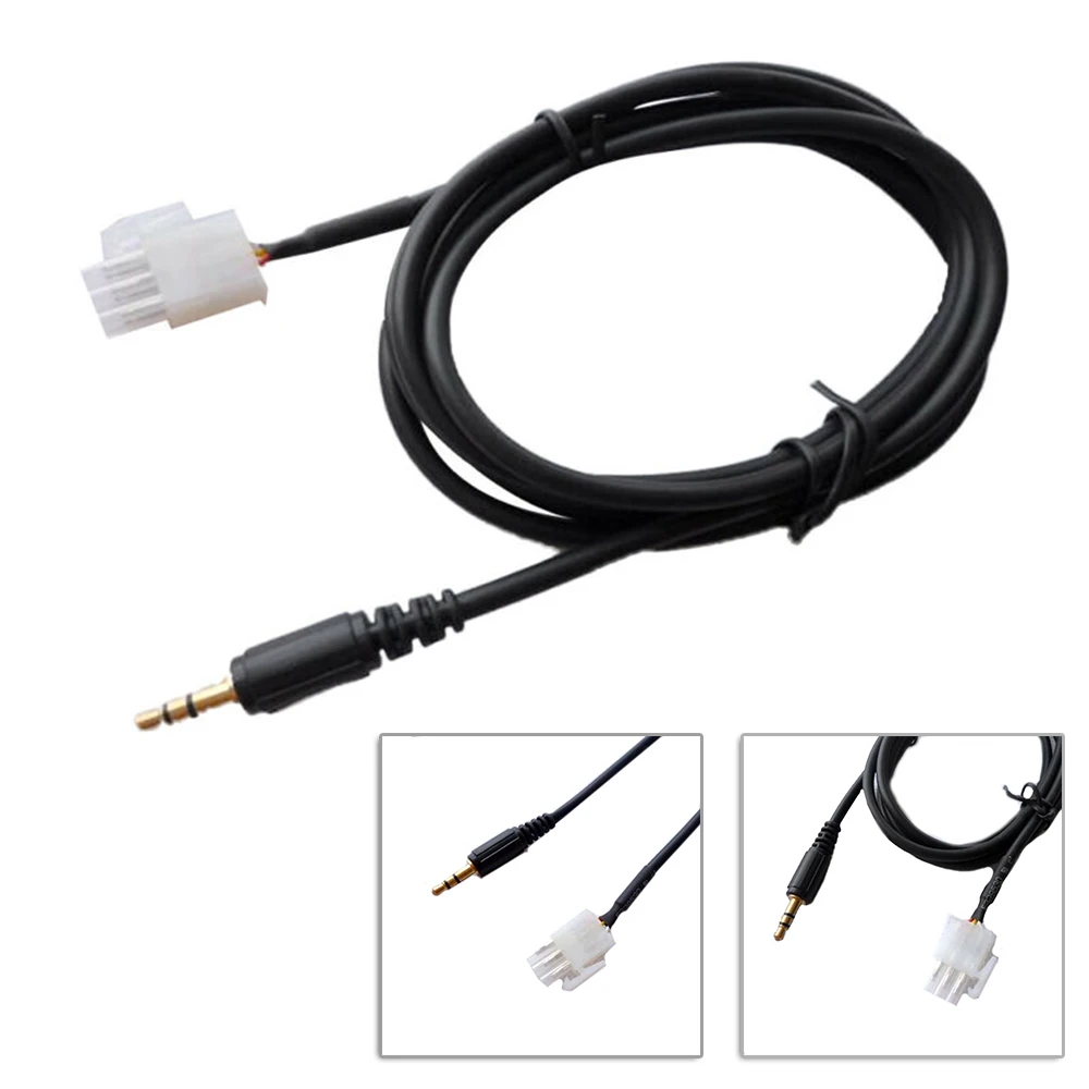 

150cm Motorcycle AUX Audio Cable Male Wire 3PIN Connector For Honda GL1800 Goldwing 3.5mm Jack For IPod, For IPhone Cable