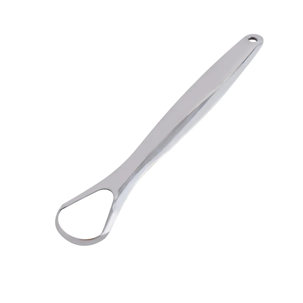 

1PC Reusable Tongue Scraper Stainless Steel Oral Tongue Cleaner Medical Mouth Brush Remove Tongue Dirt Remove Bad Breath