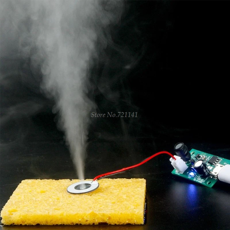 Mini Air Humidifier Mist Maker USB Atomizer Transducer Atomization Piece DIY Accessories and PCB Drive Circuit Board Module Drop |