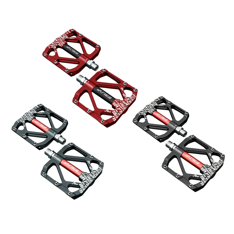 

ESLNF Bike Pedal Ultra Light Aluminum Alloy 3-Bearing Bicycle Flat Pedal Road Bike Pedal Bike Parts