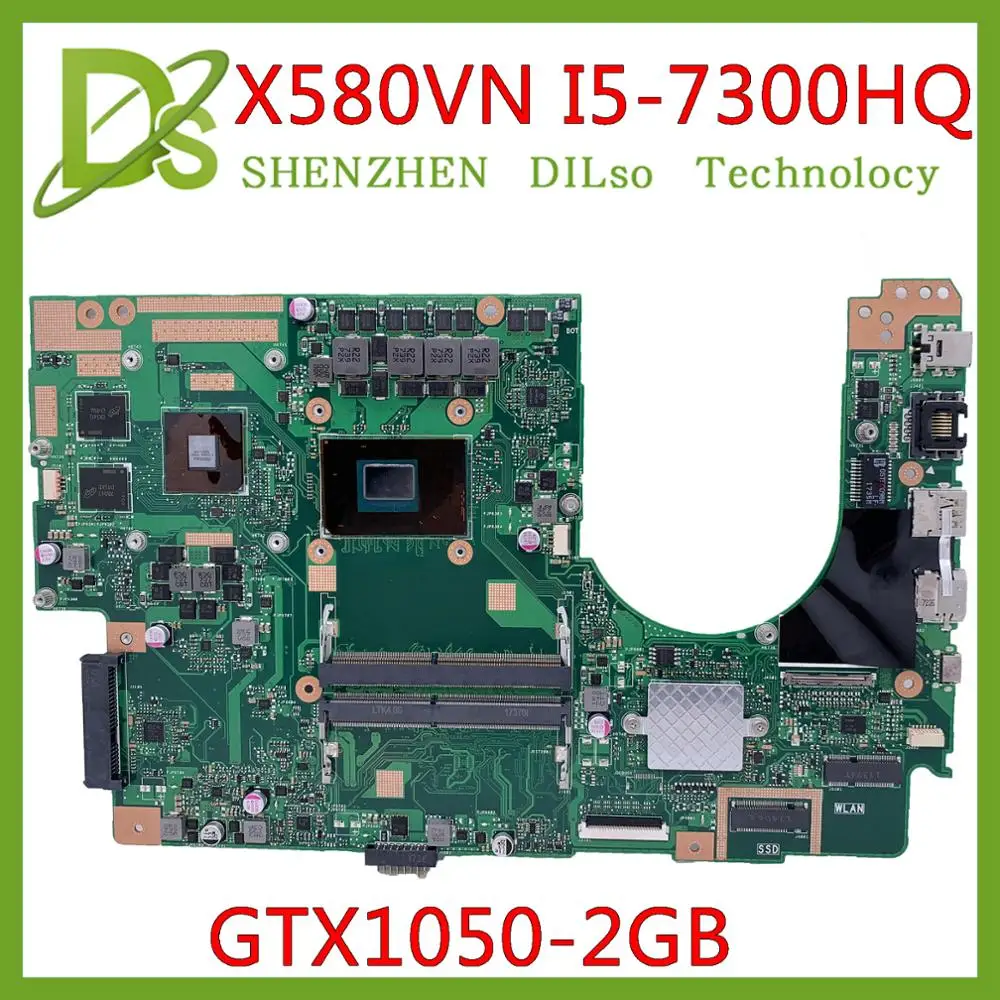 

KEFU X580VN материнская плата для ASUS X580VD X580V материнская плата для ноутбука I5-7300HQ GTX1050-2G тест перед отправкой 100%