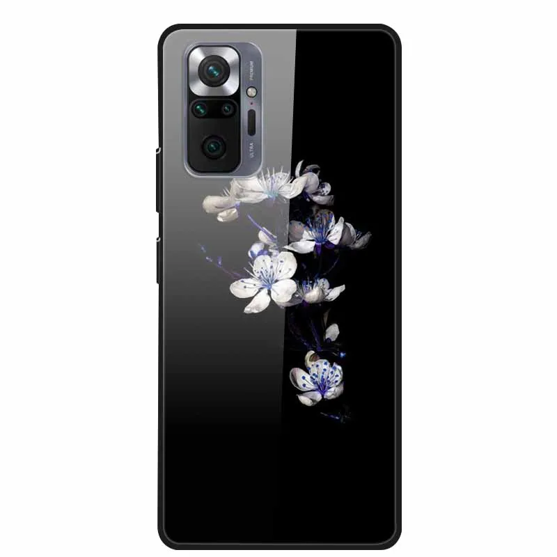 Tempered Glass Colorful Cover For Xiaomi Redmi Note 10 Pro Case Hard Shockproof Funda for Redmi Note10 / Note 10Pro Cases Shell