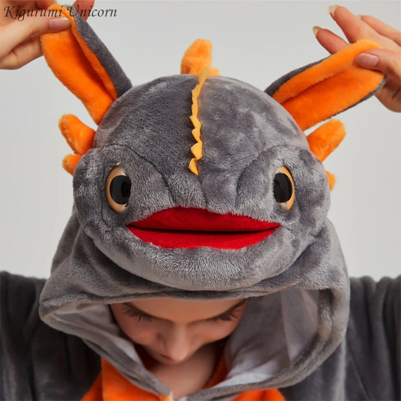 Кигуруми унисекс Фланелевая Пижама-Кигуруми для мальчиков единорог ночная фурия