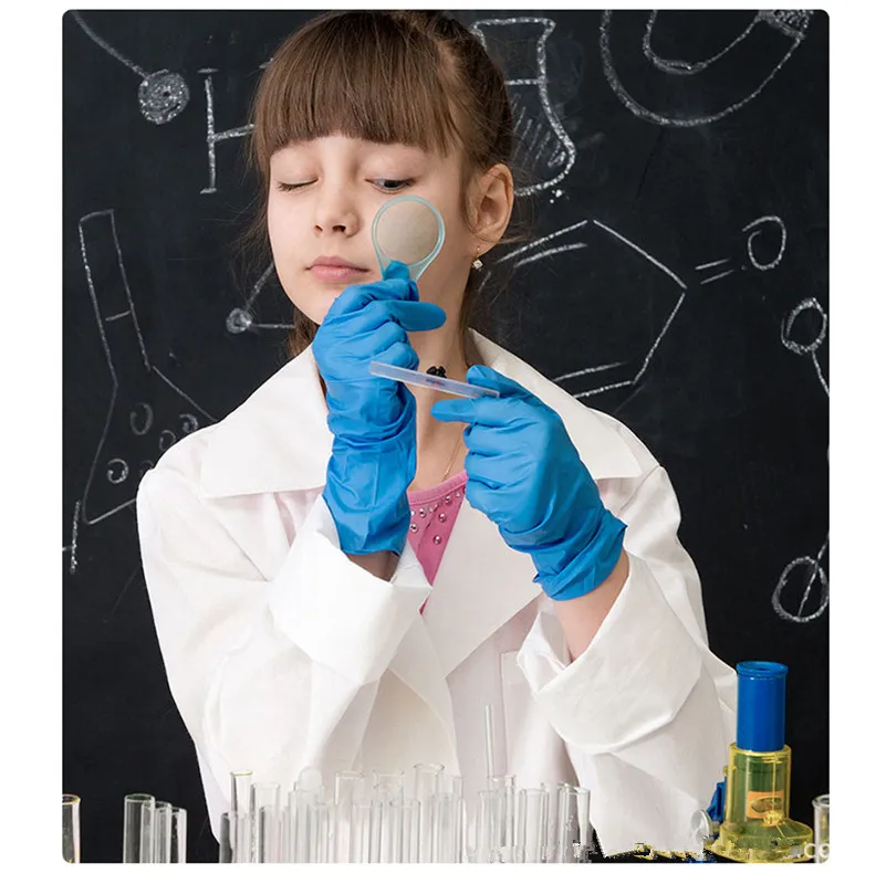 Перчатки Нитриловые пластиковые 20 шт./корт | Детская одежда и обувь