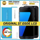 100% Оригинальный 5,5 ''AMOLED для Samsung Galaxy S7 edge G935 G935F SM-G935F LCD с рамкой дисплей сенсорный экран Запасные части