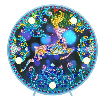 Прямая поставка сделай сам специальная форма алмазная живопись светодиодный